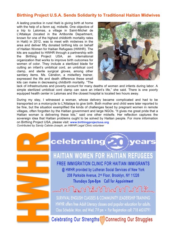 safe birthing article